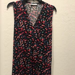 Dana Buchman Colorful Dressy Sleeveless Top. XL